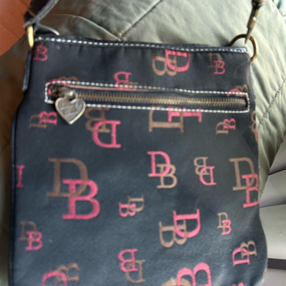 Dooney & Bourke Black Crossbody Bag with Red Accents - Picture 5 of 14